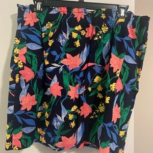 J. Crew floral skirt